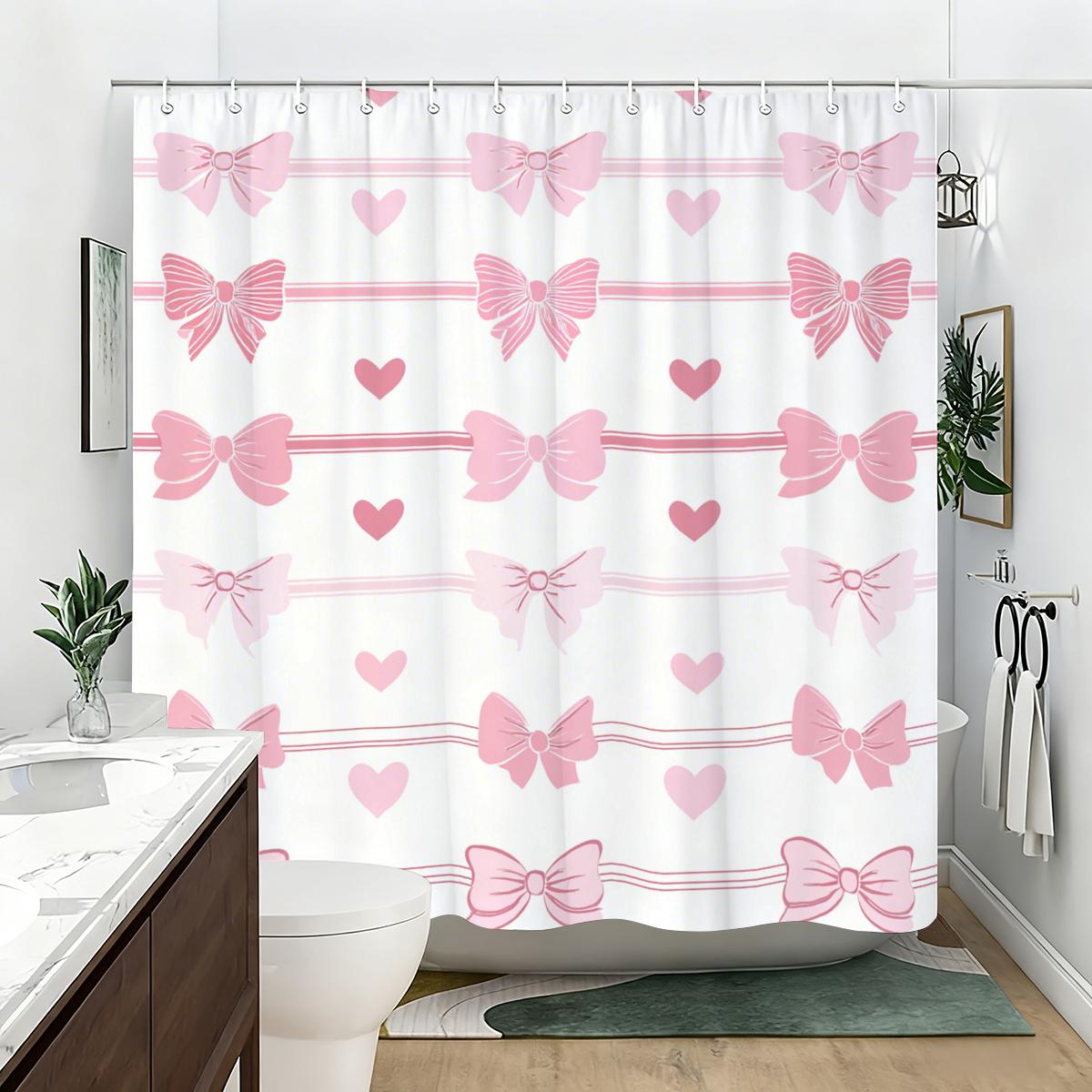 Stijlvol Bedrukte Polyester Douchegordijn Waterdichte Badkamer Decoratie Badkuip Scheidingswand Liner Voor Thuisgebruik W90xH180cm
