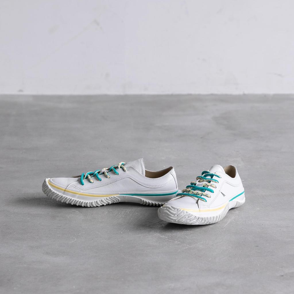 S size Sneakers for men and women [Spingle] SP-1045 White/Yellow (24.5cm)