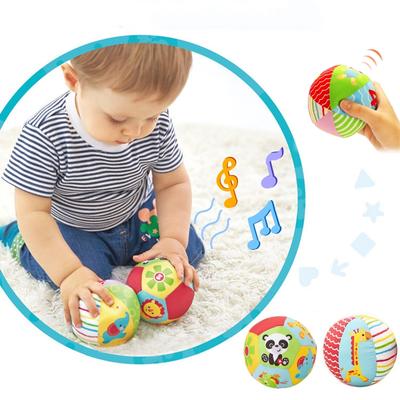 Baby Hand Greifball Tier Kognition Ball Hand Greif Rassel Eltern Kind Interaktives Spielzeug Aktivität Baby Krabbelspielzeug 0 6 12 M