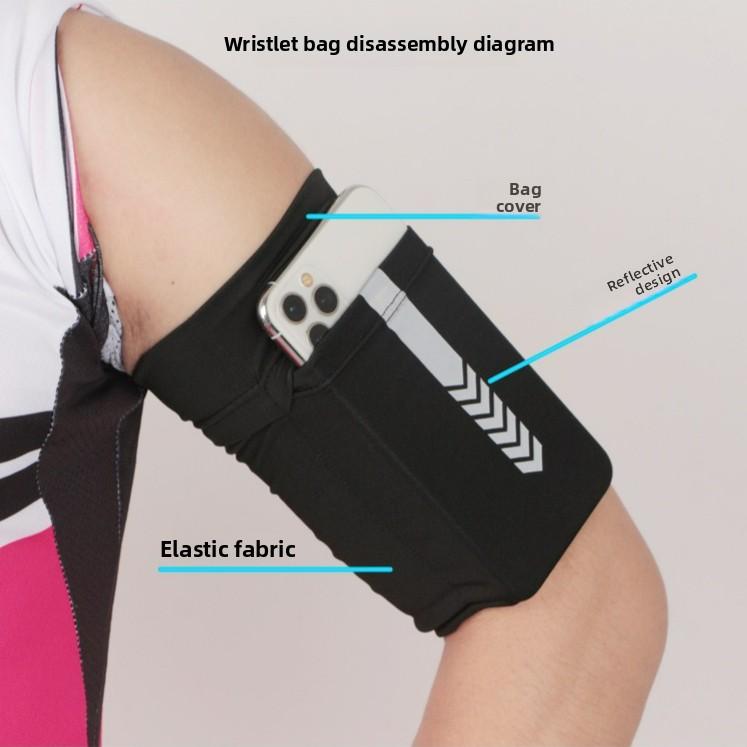 Handy-Armbandtasche, Entwickelt für Laufsport, Ideal für Outdoor-Aktivitäten wie Bergsteigen und Camping