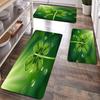 Vibrant Lucky Four-Leaf Clover Area Rug, Soft Non-Slip Indoor Outdoor Floor Mat for Kitchen Bathroom and Home Decor