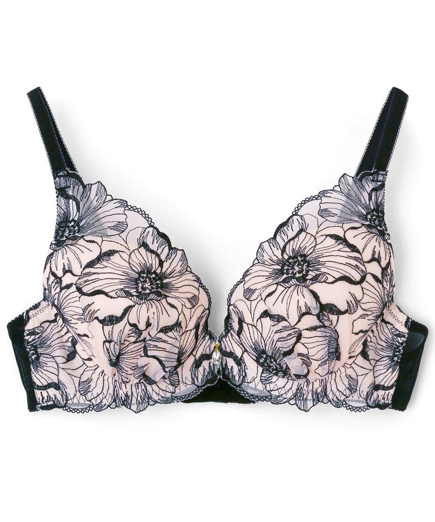 Bra Elegant Collection Single Bra for Black [Nozari] [2409] Women,