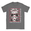 Hololive EN Council Panel Graphic Printed T Shirt Men Women  Pure Cotton  Tee Shirt Clothing