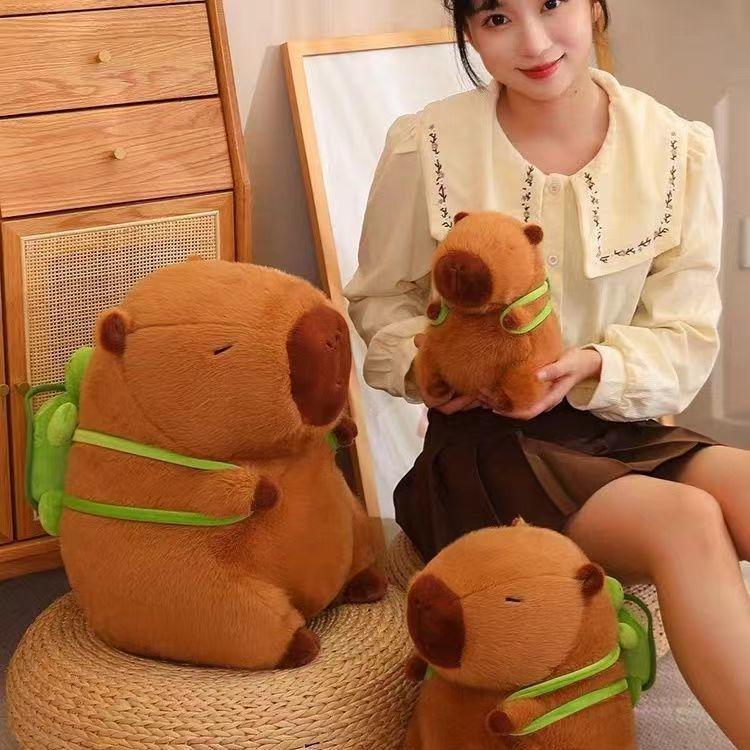 New Capybara Snot Retractable Plush Doll Toy - Cute and Ugly Birthday Gift