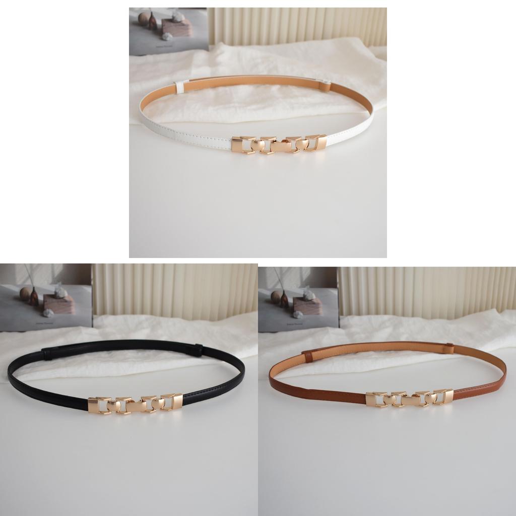 Fashion Waist Belt For Dresses With Zinc Alloy Buckle Summer Accessory For Women