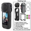 For Insta360 X5 X4 Soft Silicone Lens Protective Cover Panorama Camera Lens Cap Screen Protector For Insta 360 X4 X5 Accessories