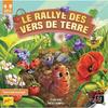 Jeu de plateau - gigamic - rallye des vers de terre - 2 joueurs ou plus - 4 ans et plus