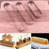 New Baking Mini Cake Mold Long Oval Stainless Steel Mousse Ring