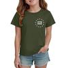Boys' And Girls' Printed Fashion Casual Short-Sleeve T-Shirts
