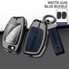 Alloy Leather Car Remote Key Protection Cover Shell For Hyundai Sonata 2015 Santa Fe 2013 GLS Tucson I40 Ix45 Creta Accessories RR8