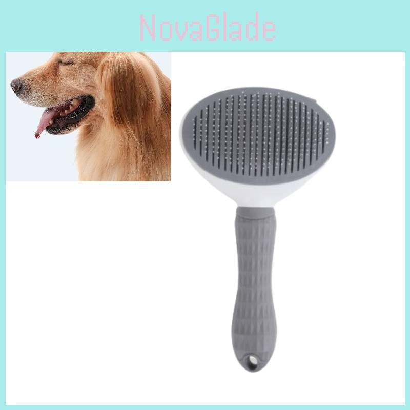 Premium Pet Grooming Brush For Cats And Dogs Stainless Steel Pin Comb For Shedding