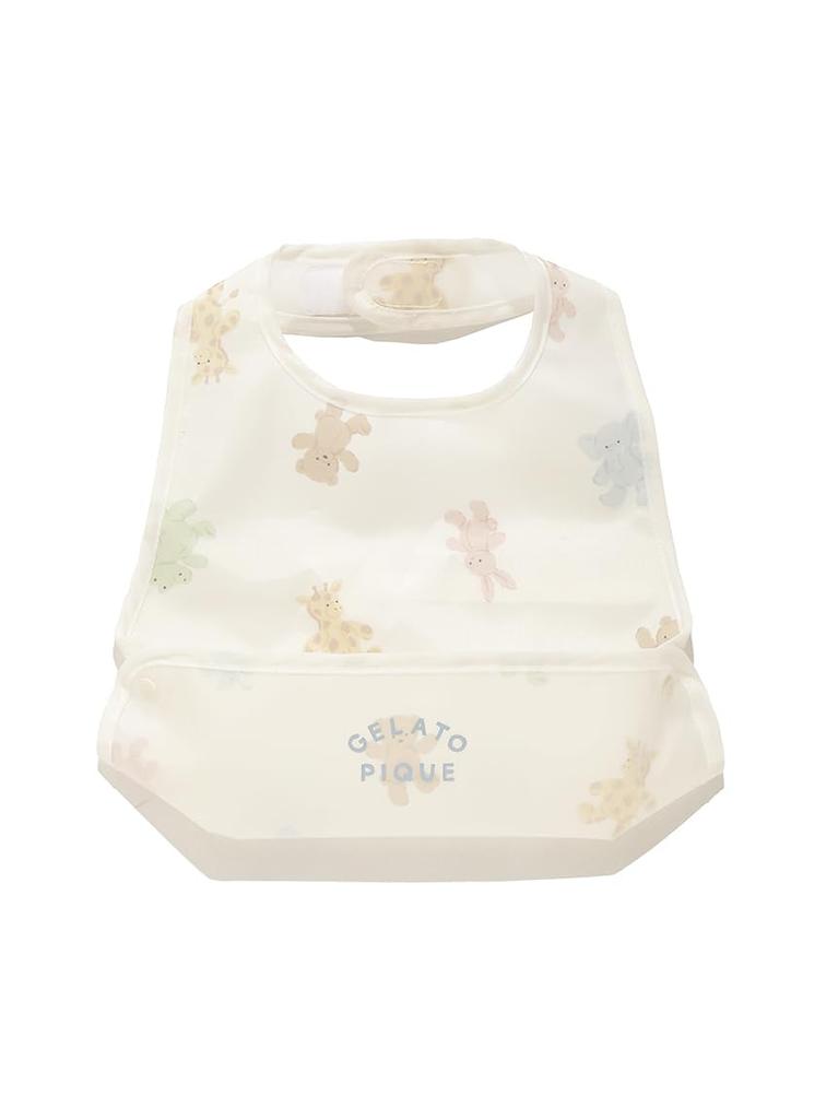 Gelato Pique Baby Plyšový Potisk Jídelní Bryndáček PBGG251619 OWHT F