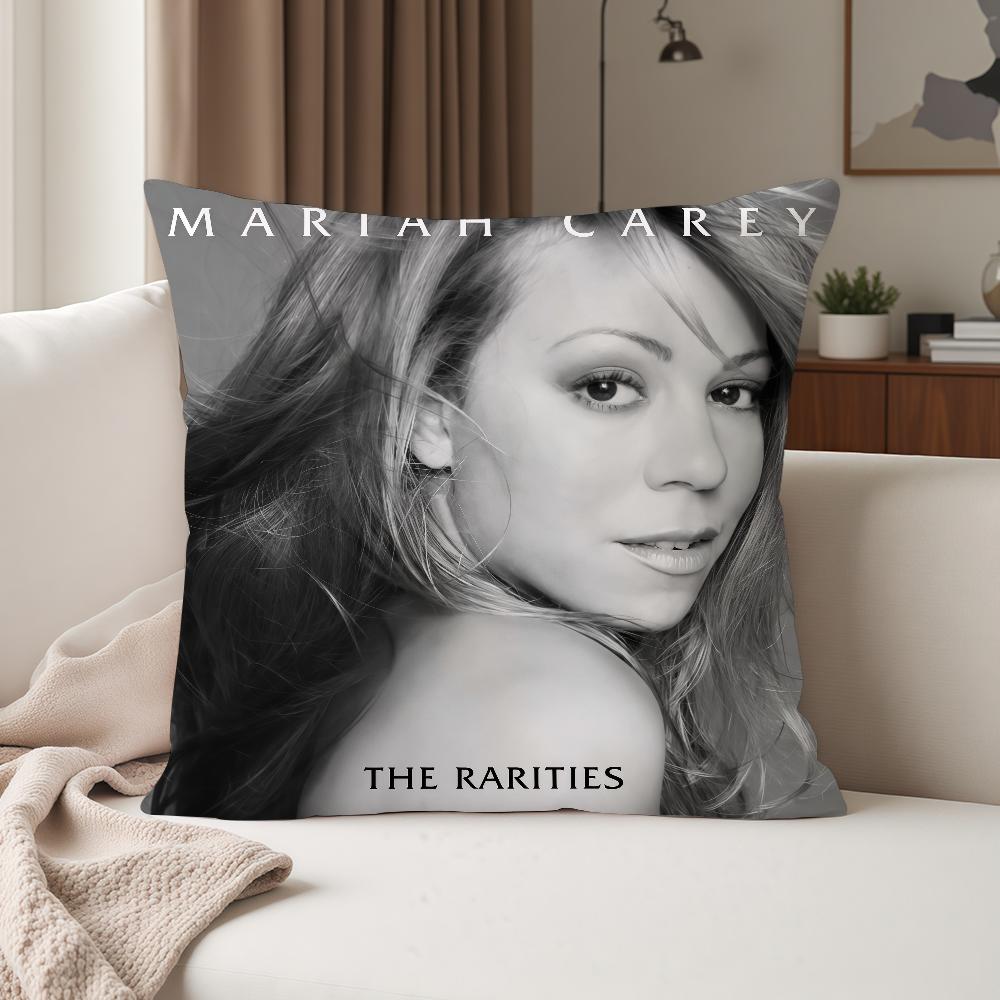 Singer Mariah Carey Rainbow Here For It All Pillow Case Suitable For Bedrooms Living Rooms Cars Home Decoration