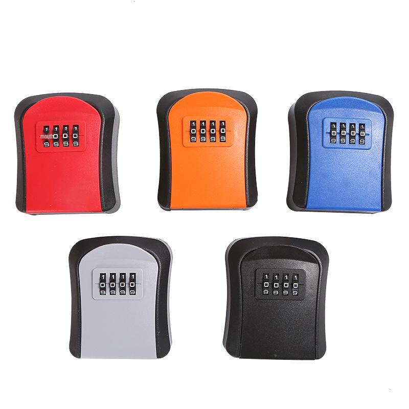 Anti-Theft Key Storage Box: Cat's Eye Design for Temporary Door Lock and Site Security