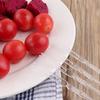 OIMG Disposable Transparent Plastic Fruit Forks