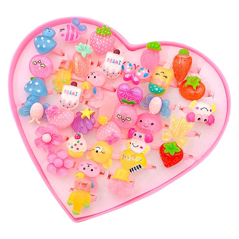 Princess Elsa Frozen Gem Ring for Girls - Cute Diamond Play Accessory