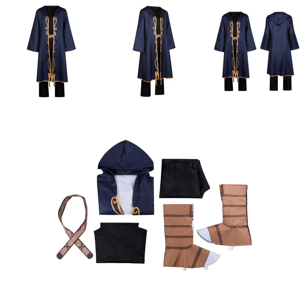 Travel To Another World Anime Character Role Playing Male Costume Set For Cosplay Events