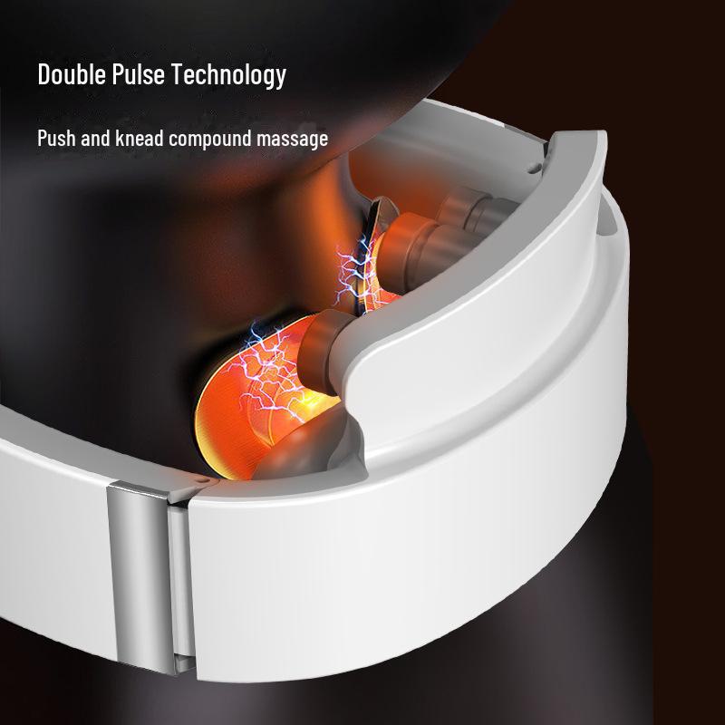 Tragbares Nacken- und Schultermassagegerät: Multifunktionale Wärme, Vibration & Nackenschutz