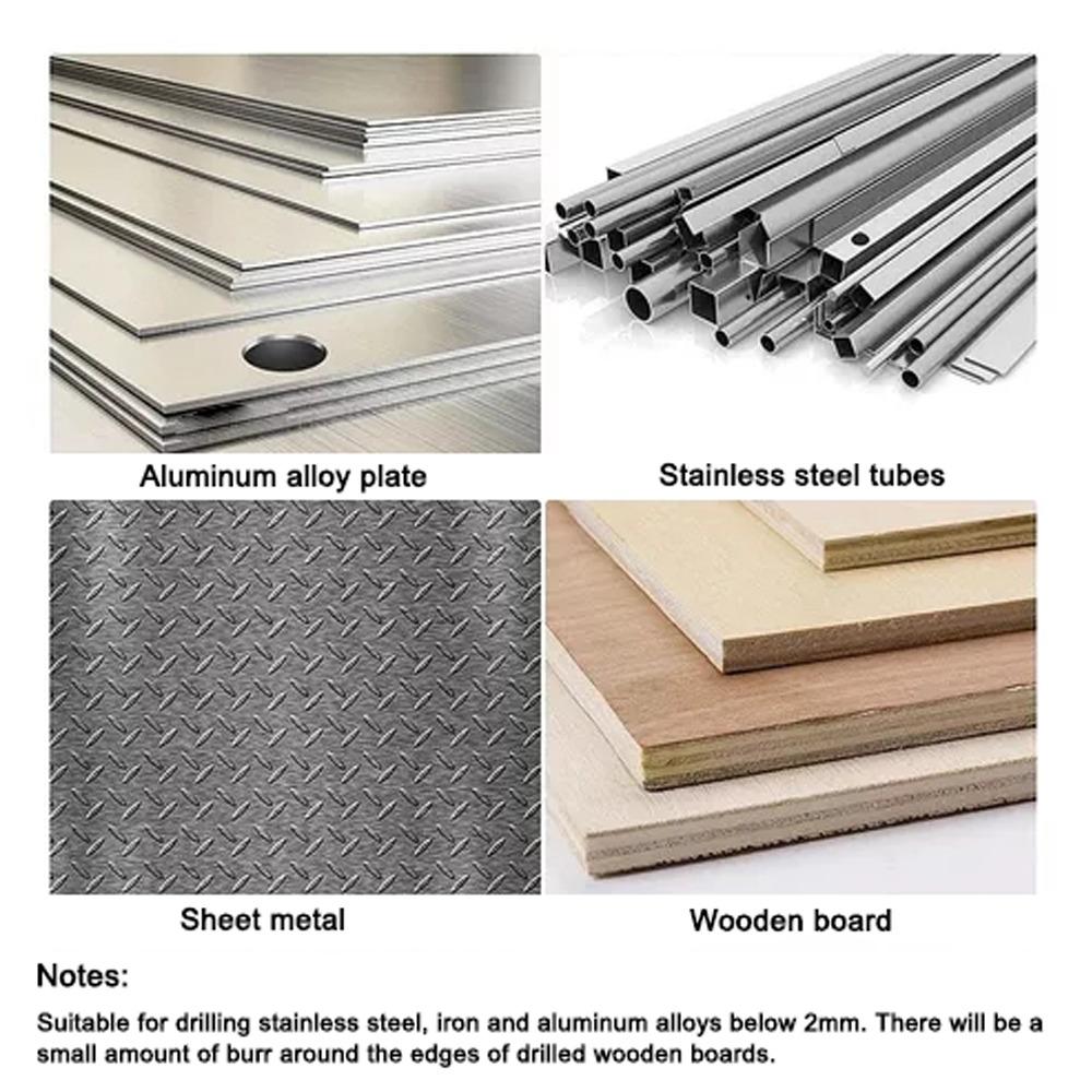 13pcs 16-53mm Size Range Hole Saw Set Titanium Plated High Speed Steel Drill Bi For Metal