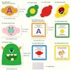 Kids Alphabet Learning Toys Montessori Didactic Material Shape Color Cognition Matching Game Kindergarten Parish Educational Toy