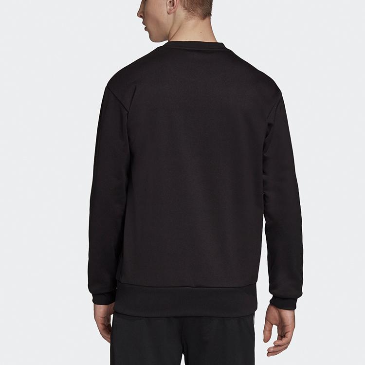 adidas Sweatshirts Men's Black Crew Neck Moderate Regular FT9758