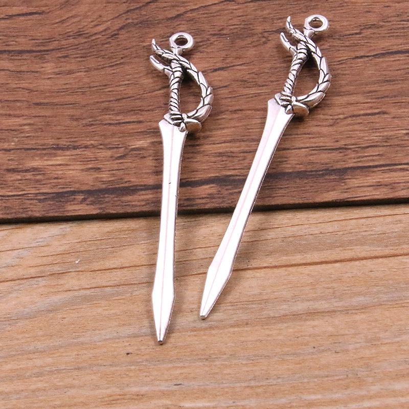 15 DIY Alloy Weapon Charms: Swords, Knives, Guns, Bows & More