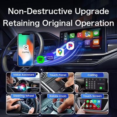 NEW Wired To Wireless CarPlay&Android Auto Adapter for OEM Plug and Play 2in1 Smart Box Support Netflix For Mazda Toyota Volvo