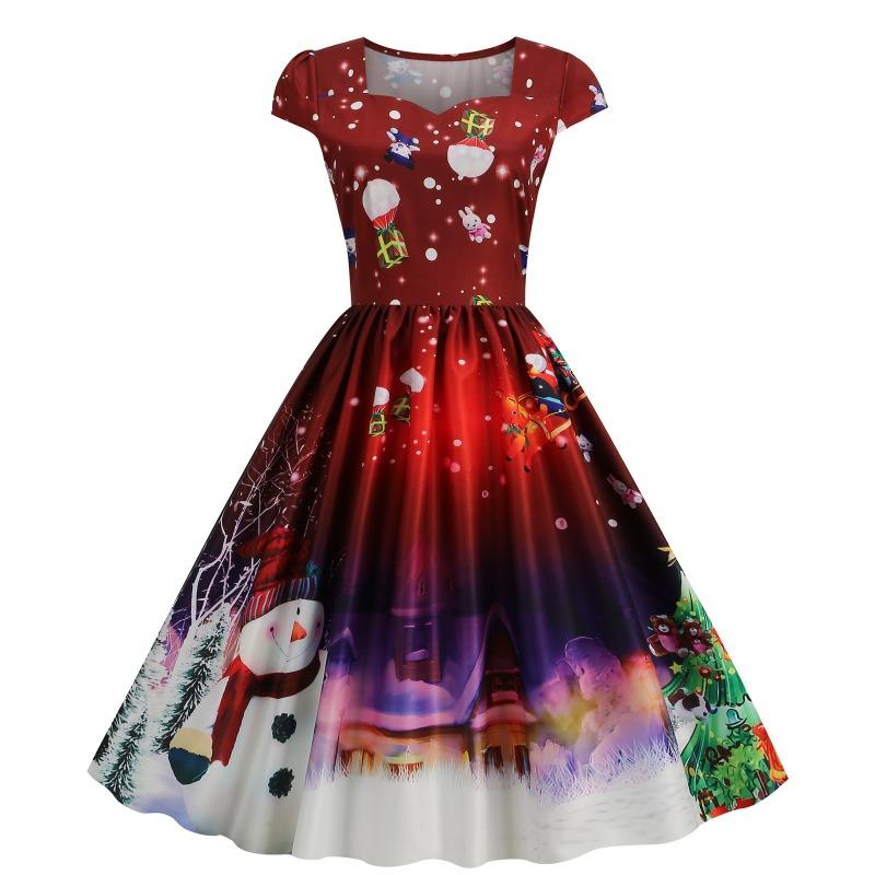 JPNTKY Fashion Summer Spring Short Sleeve Casual Dresses