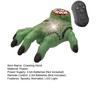 Remote Control Crawling Hand Prank Toy Spooky Halloween Animated Zombie
