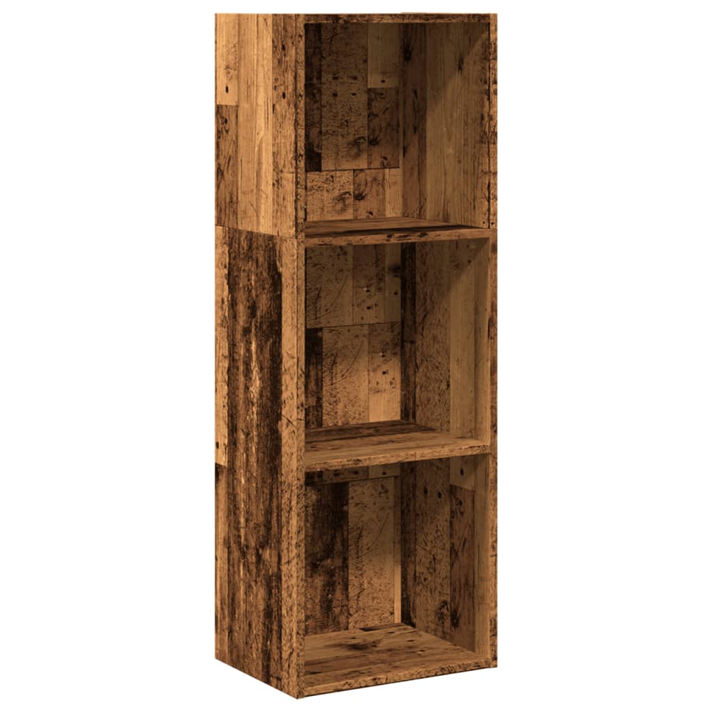 Bookshelf Reclaimed Wood Look 40x30x114 Cm Engineered Wood