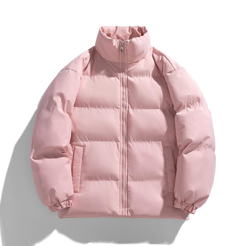 Winter Stand Collar Men Parkas Jackets Fashion Thicken Warm Outerwear Casual All-match Windproof Cotton Coats Multiple Colors