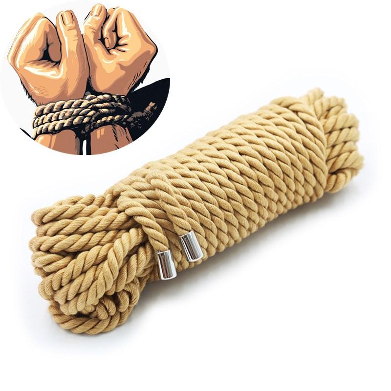 5/10/20M Hemp Shibari Rope BDSM Bondage Rope for Adult Tying Sex Games Slave Body Restraint Rope To Tied Binding SM Sex Toys