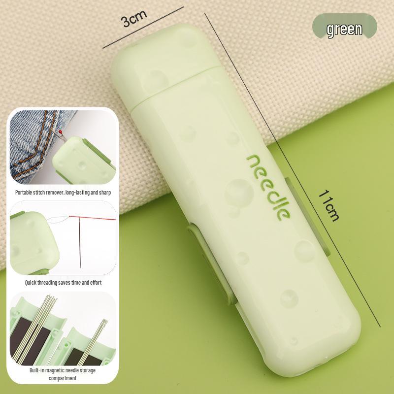 Dual-Head Multi-Functional Needle Threader & Thread Remover for Sewing