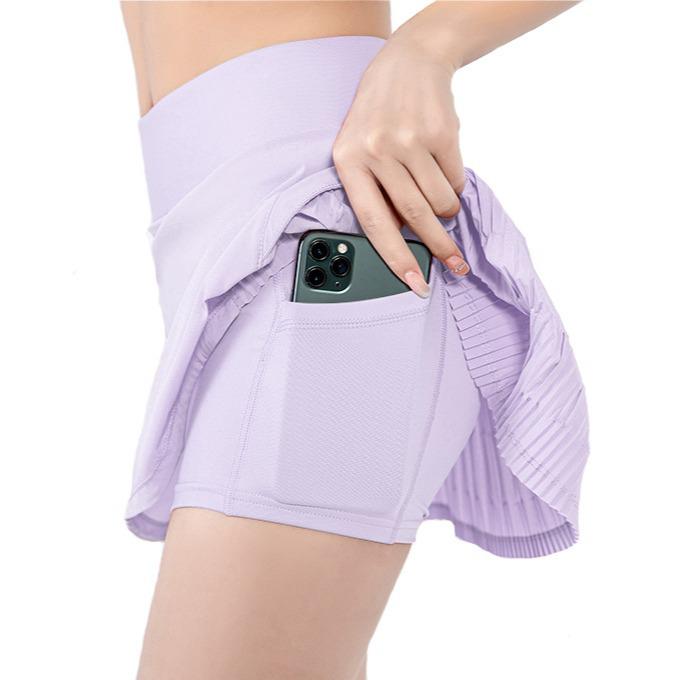 2024 Women's Quick-Dry Sports Shorts - Anti-Exposure, Breathable Tennis Skirt and Running Training Pants