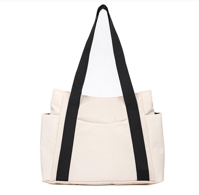 Versatile Women's Nylon Tote Bag - Large Capacity, Casual, Simple, Lightweight, Fashionable Shoulder Handbag