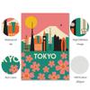 Famous City Abstract Landscape Wall Art Poster Print London Sydney Tokyo Atlanta Canvas Picture Living Bed Room Mural Home Deocr