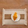 1 Pcs Woven Table Decor and Farmhouse Style Placemats, Natural Cotton Bags, Kitchen Table