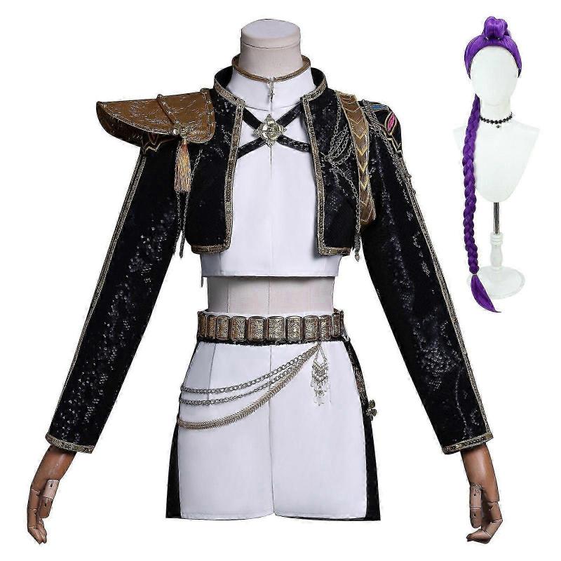 Kpop Demon Hunters Rumi Cosplay Costume Set Halloween Party Fancy Dress For Womens