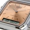 Casio Ana-Digi Quartz Wristwatch Vintage Series AQ-230A-4AMQY Unisex Dual Time Apricot