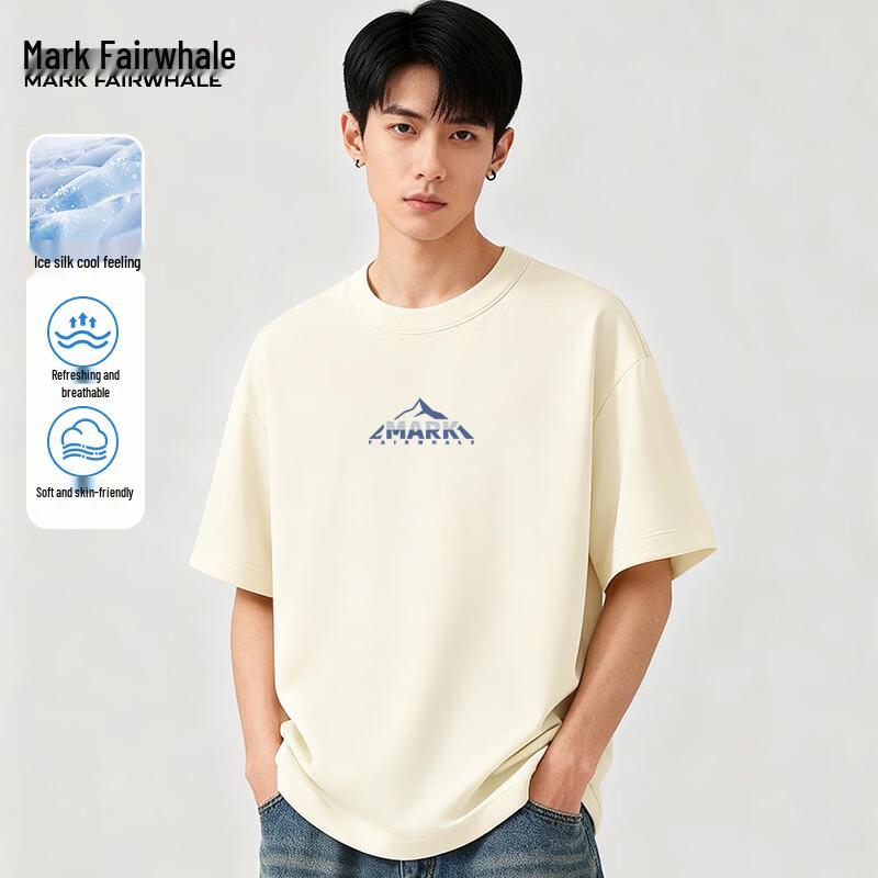 Mark Fairwhale Men's Ice Silk Round Neck T-Shirt