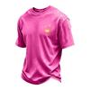 Men's Retro Halloween Print Neck Short Sleeve T-Shirt for Casual Holiday Wear
