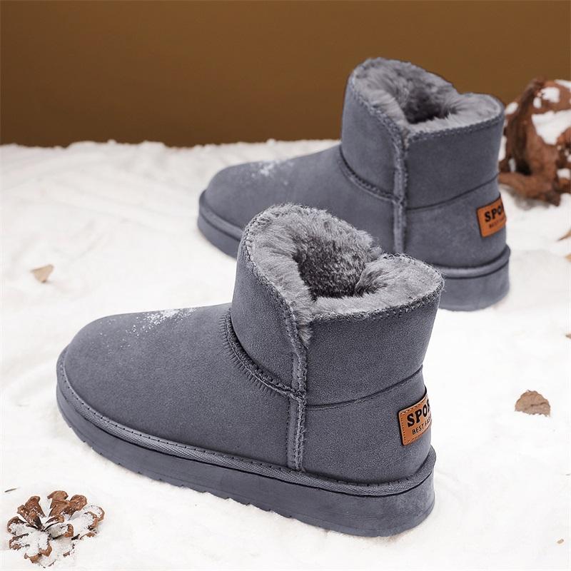 TUINANLE Neue klassische Mini-Schneestiefel. Kombination aus Schaffell Winter Modisch und Lässige Warme Stiefel
