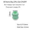 50/100Pcs 8.3mm Candy Color Large Hole Acrylic Beads Spacer Loose Beads for DIY Jewelry Making Findings Accessories Supplies