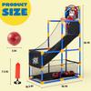 Arcade Basketball Game Set Balls Hoop Kids Years Old Indoor Outdoor Sport Play JOYFY with 4 and for 3 to 12 Round Sensory Compression Bouncy Durable