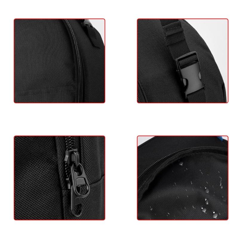 Detachable Handle Carrying Bag Rechargeable Fans Weather Resistant Protective Storage Pouch for Tents Cars Outdoor Use