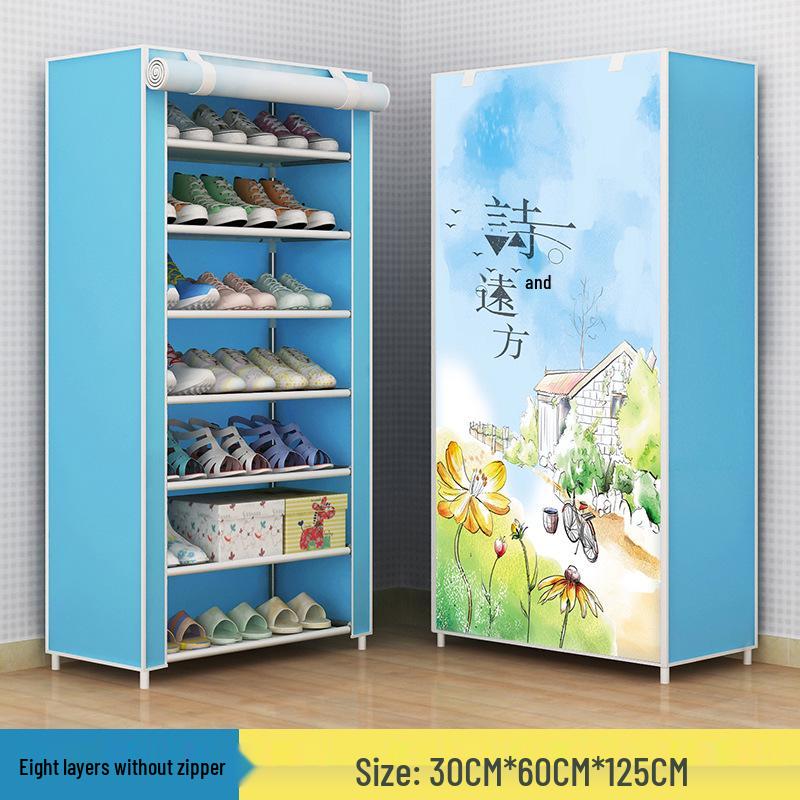 Ya Ruifan F Multi-layer Dustproof Shoe Rack for Dormitory & Foyer