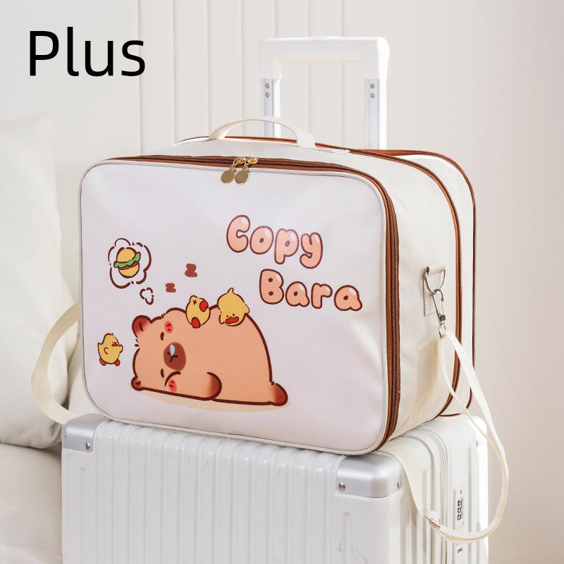 Capibala Trolley Bag Portable Waterproof Crossbody Bag Travel Small Object Storage Bag Advanced Lightweight Messenger Bag