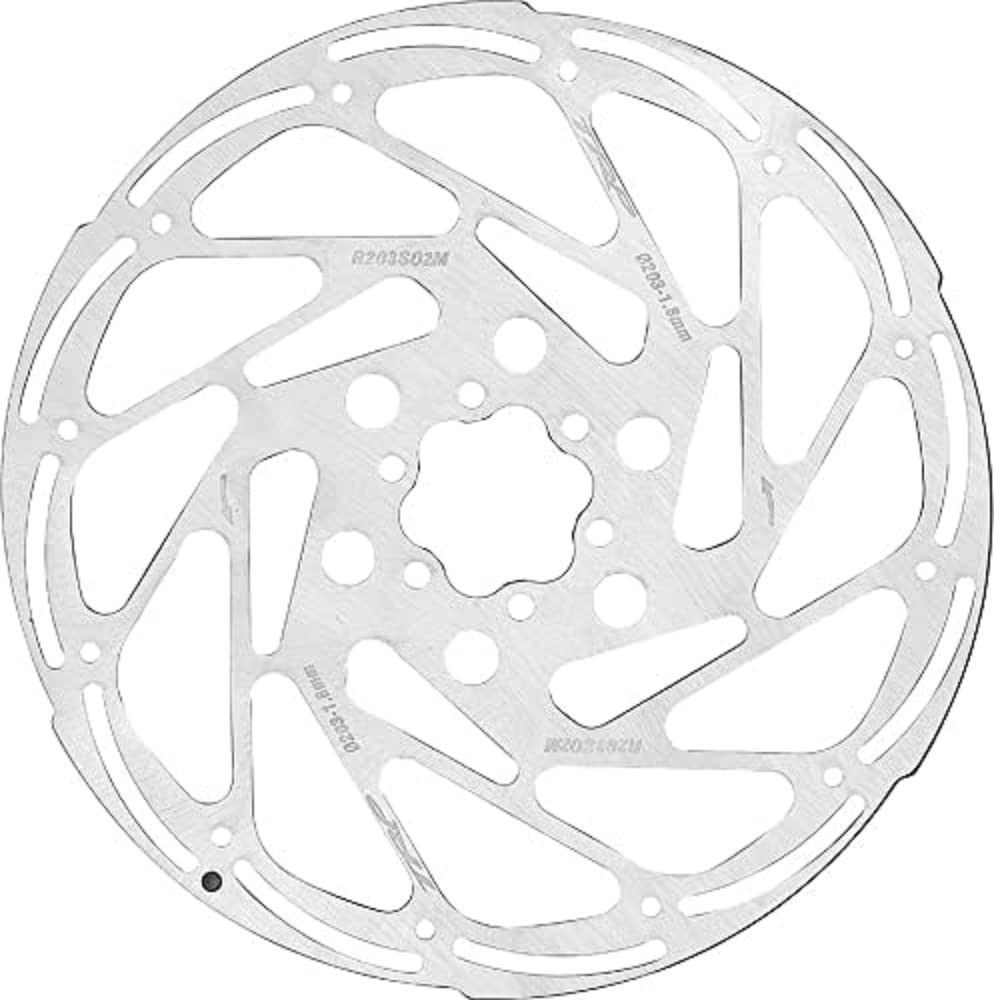 TRP R2 Disc Brake Rotor 203mm Rust Blocker Treatment Silver - 6-bolt 1.8mm