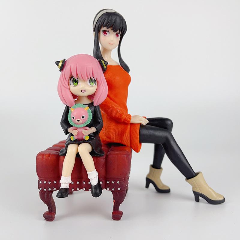 

15CM SPY FAMILY Anya Alstreim Yor Forger Anime Figure Desktop Decoration Figure PVC Action Figure Model Playthings Present Designed For Children No box