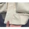Autumn Korean Trendy Men's Corduroy Jacket - Solid Color, Warm, Cool Zipper Design